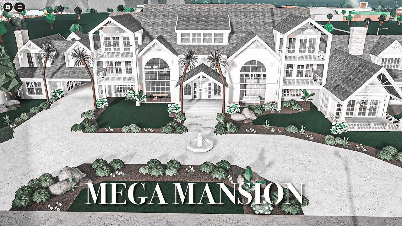 MEGA MANSION BLOXBURG SPEEDBUILD 200k