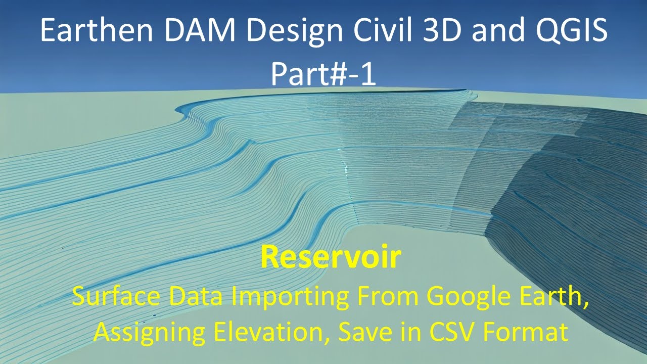 Проектирование земляных плотин в Civil 3D: Часть 1 | Импорт данных о поверхности водохранилища и ...