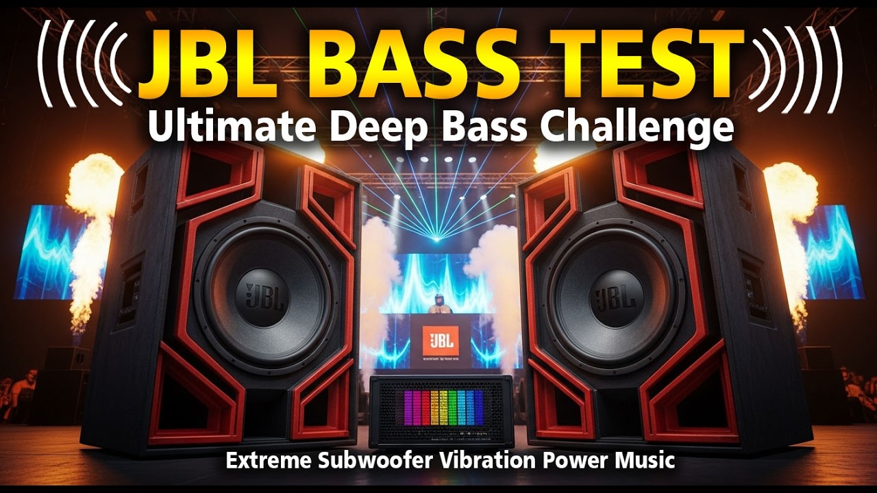 JBL DEEP BASS TEST 🔥 Ultimate Deep Bass Challenge & Extreme Subwoofer Vibration Power Music