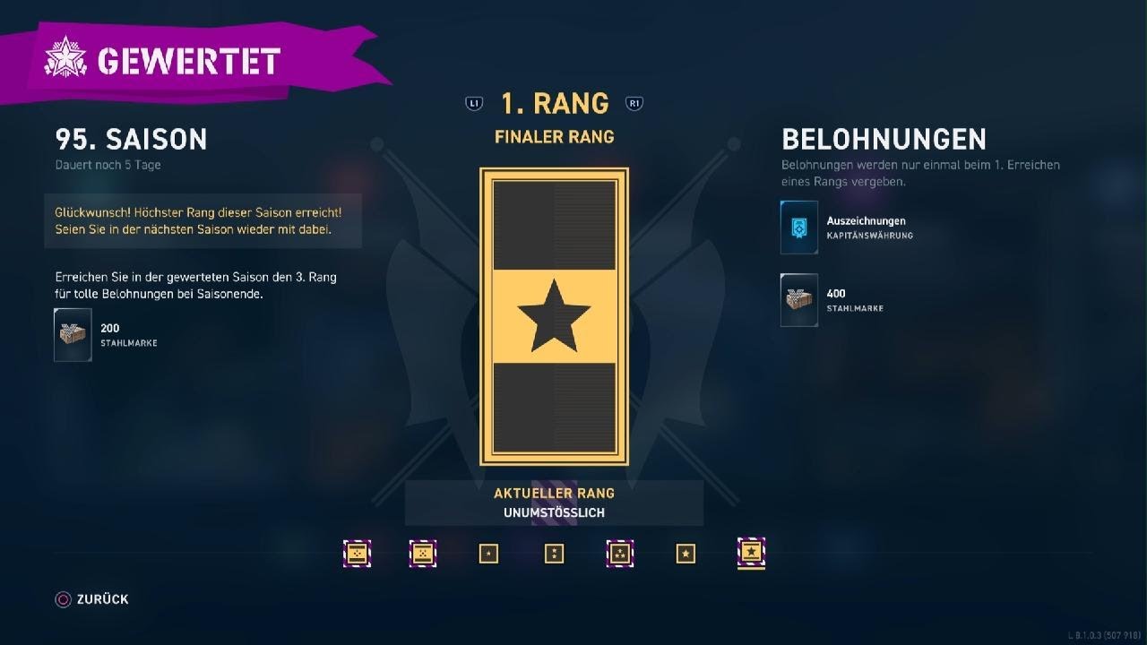 🏆 Ranked Battle Rank 1 🏆 Gewertet Rang 1 🏆 World of Warships Legends ALF-KENOBI