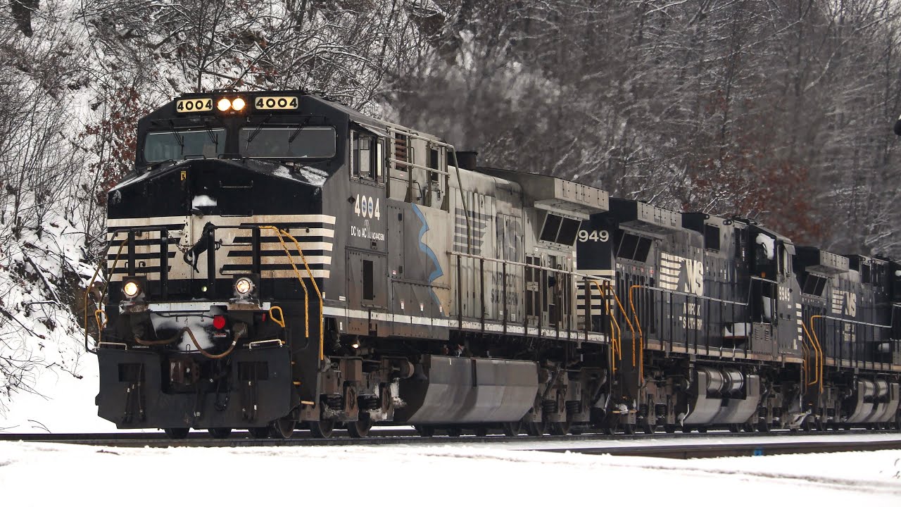 Trains in the Snow!