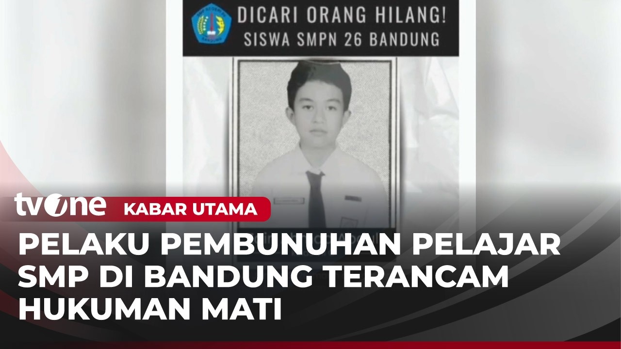 Kasus Pembunuhan Pelajar SMP di Bandung Barat, Pelaku Terancam Hukuman Mati | tvOne