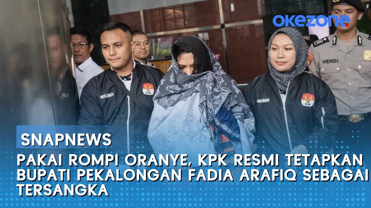 Pakai Rompi Oranye, KPK Resmi Tetapkan Bupati Pekalongan Fadia Arafiq Sebagai Tersangka