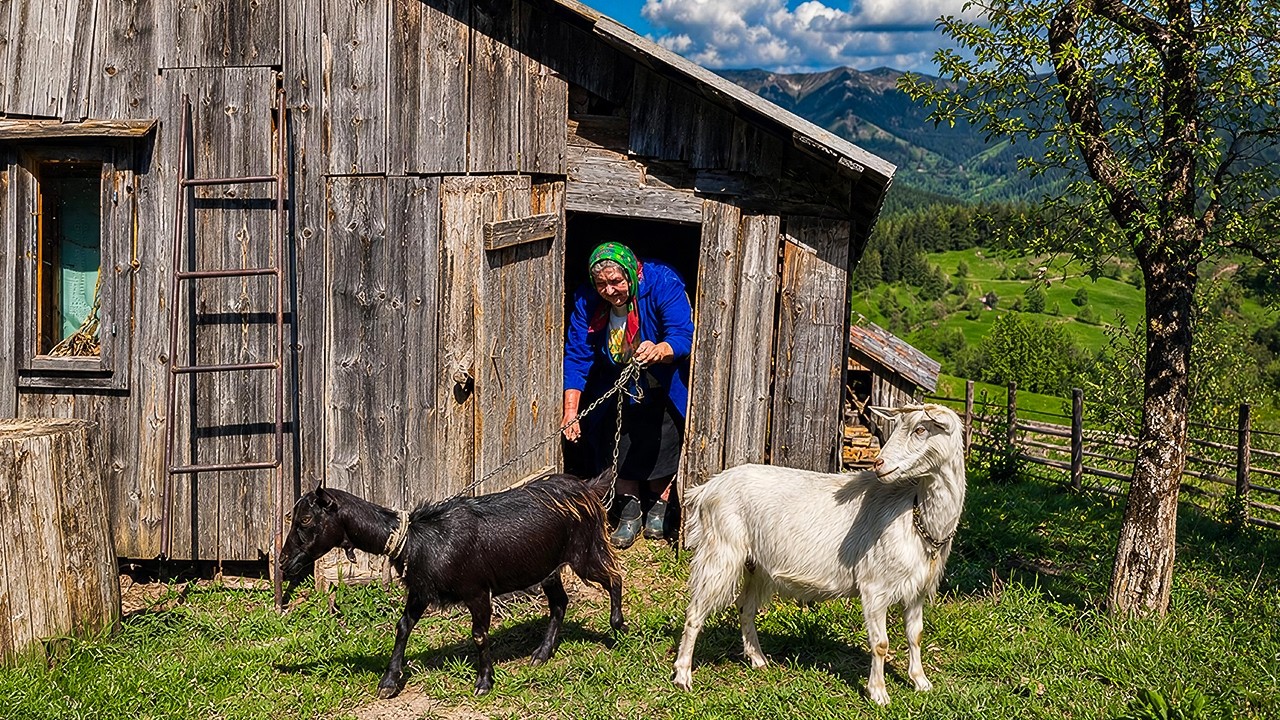 78 Year Old Woman Lives Alone In The Wild Mountains And Refuses To Give Up