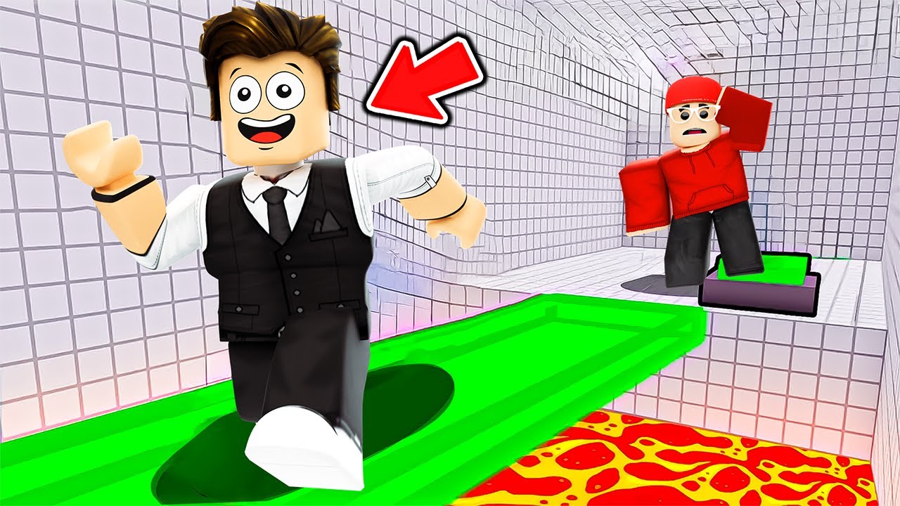 امين وسامر في تحدي القفز الخطير😱🔥!! | ROBLOX