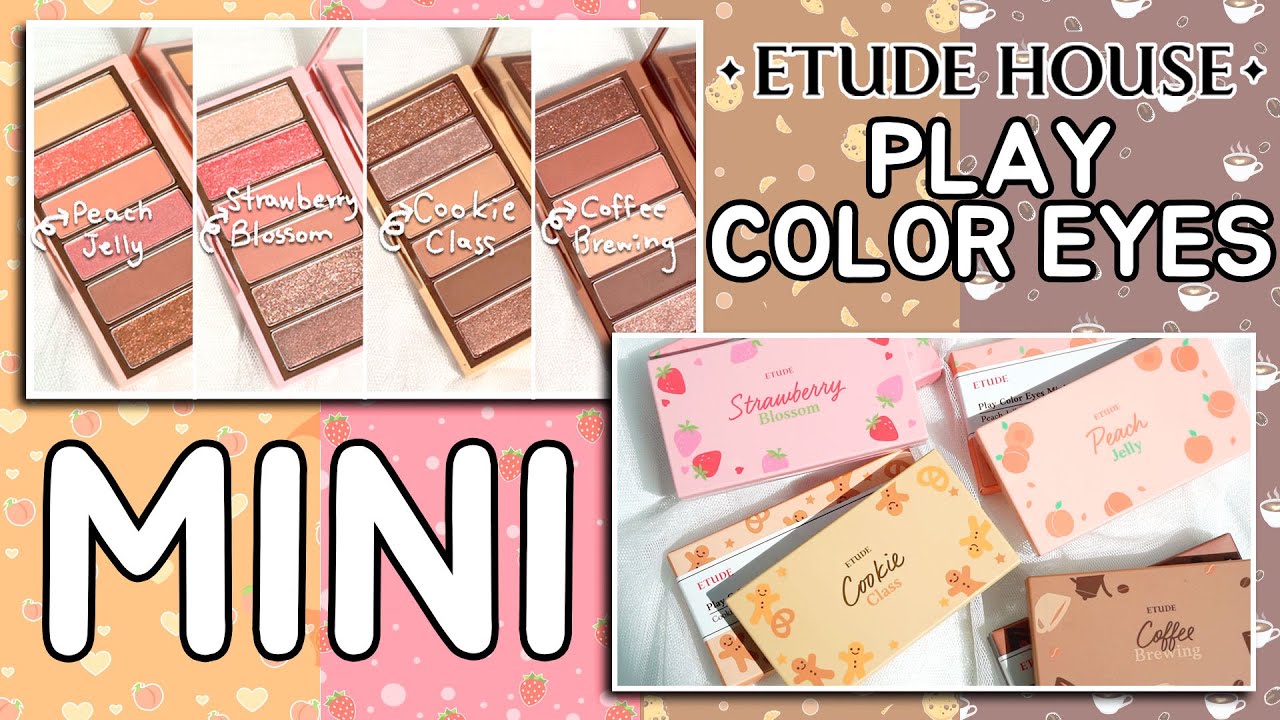 [CC] Новые мини палетки теней Etude House NEW PLAY COLOR EYES MINI