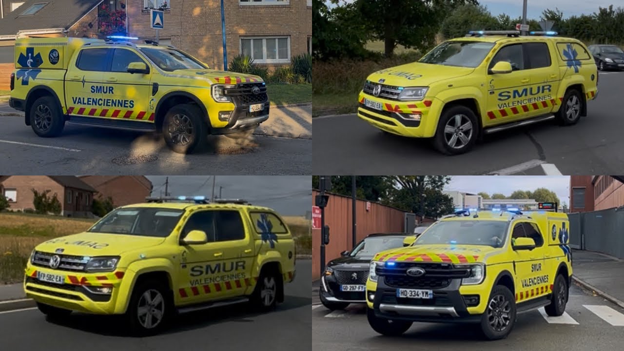[ COMPILATION ] Courte compilation des différentes VLM du SMUR Valenciennes 🚑🚨