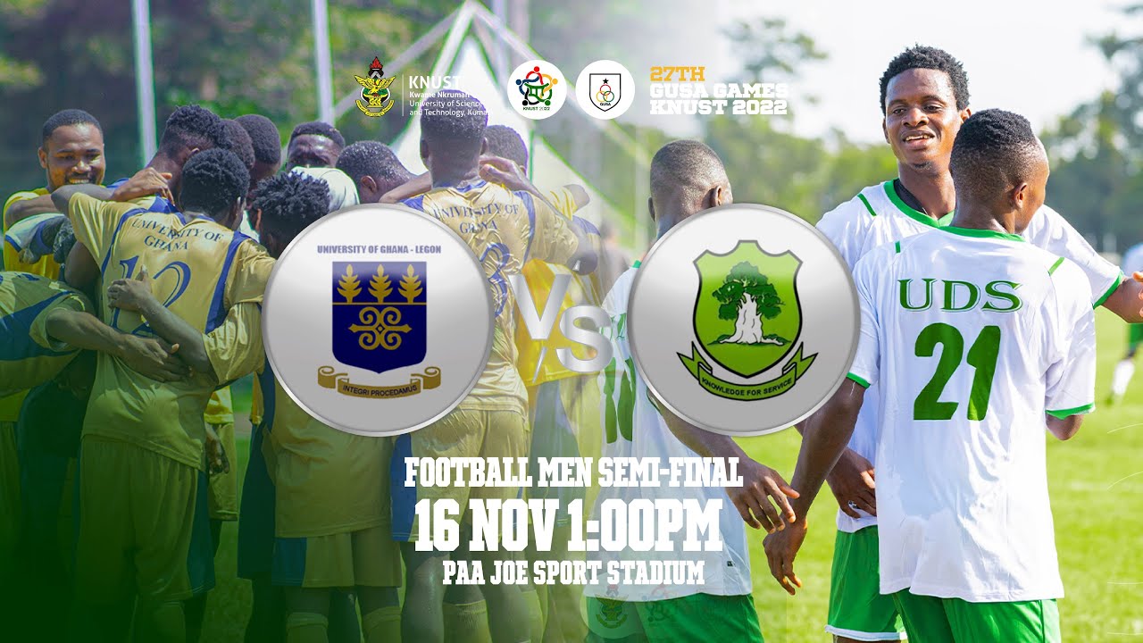 27th GUSA GAMES | Football Men | Match No. 31 | UG Vs UDS