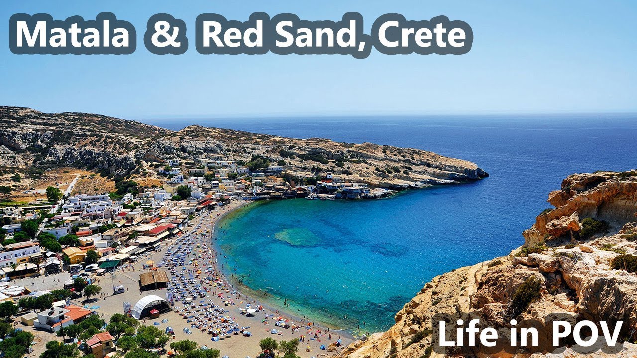 Matala Beach Festival & Red Sand Beach, Crete, Greece | Life in POV