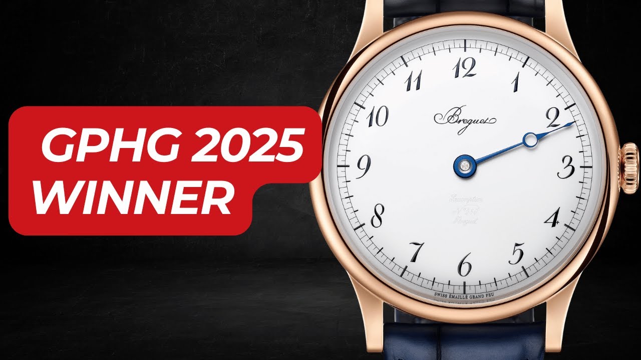 ПОБЕДИТЕЛЬ GPHG 2025: Breguet Classique Souscription получает Aiguille d&rsquo;Or | Лучшие часы года