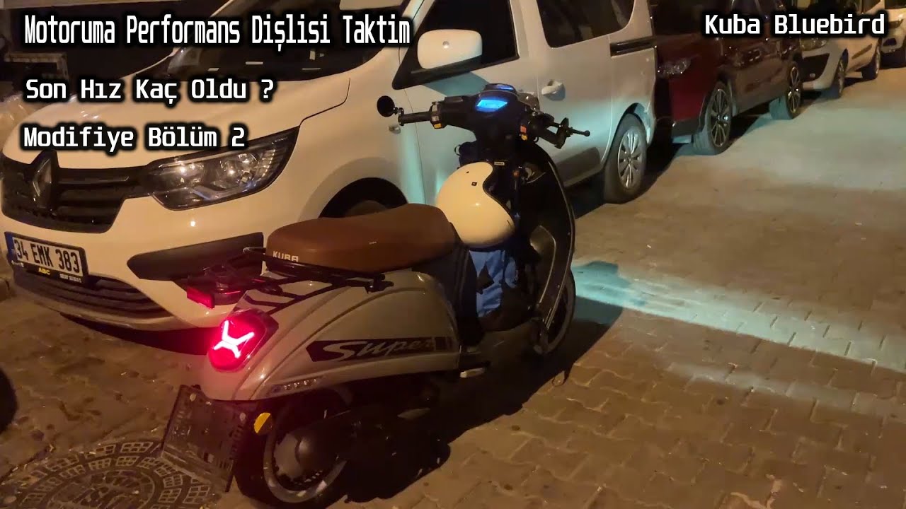 50CC Motorumun Dişlisini Değiştirdim Ne kadar Hızlandı ?
