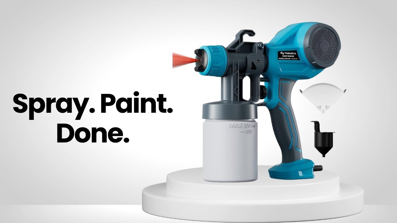 Can This Paint Sprayer Make Deck Staining EASY? Tilswall Alien 500 Review