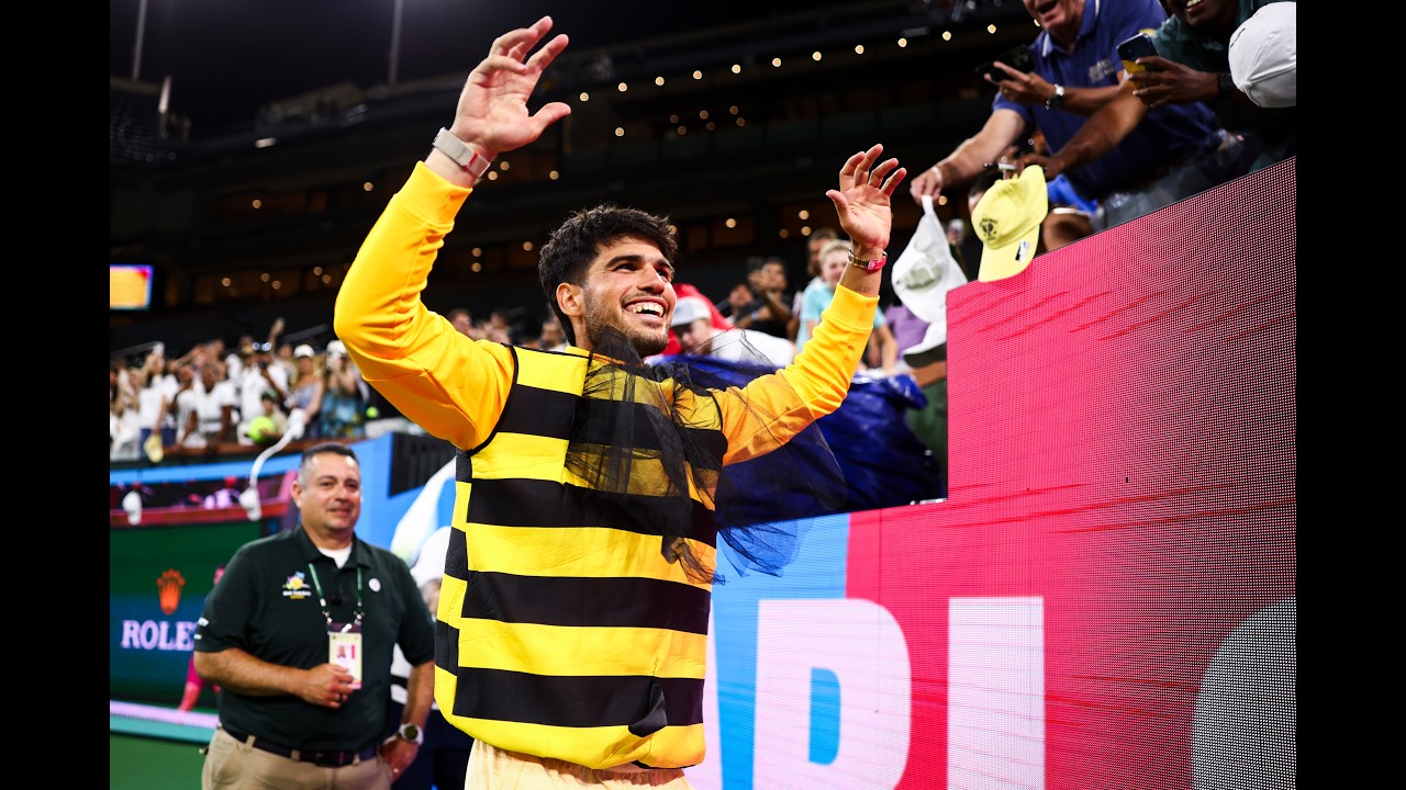 Карлос Алькарас вызвал ажиотаж в пресс-центре | Четвертьфинал | BNP Paribas Open