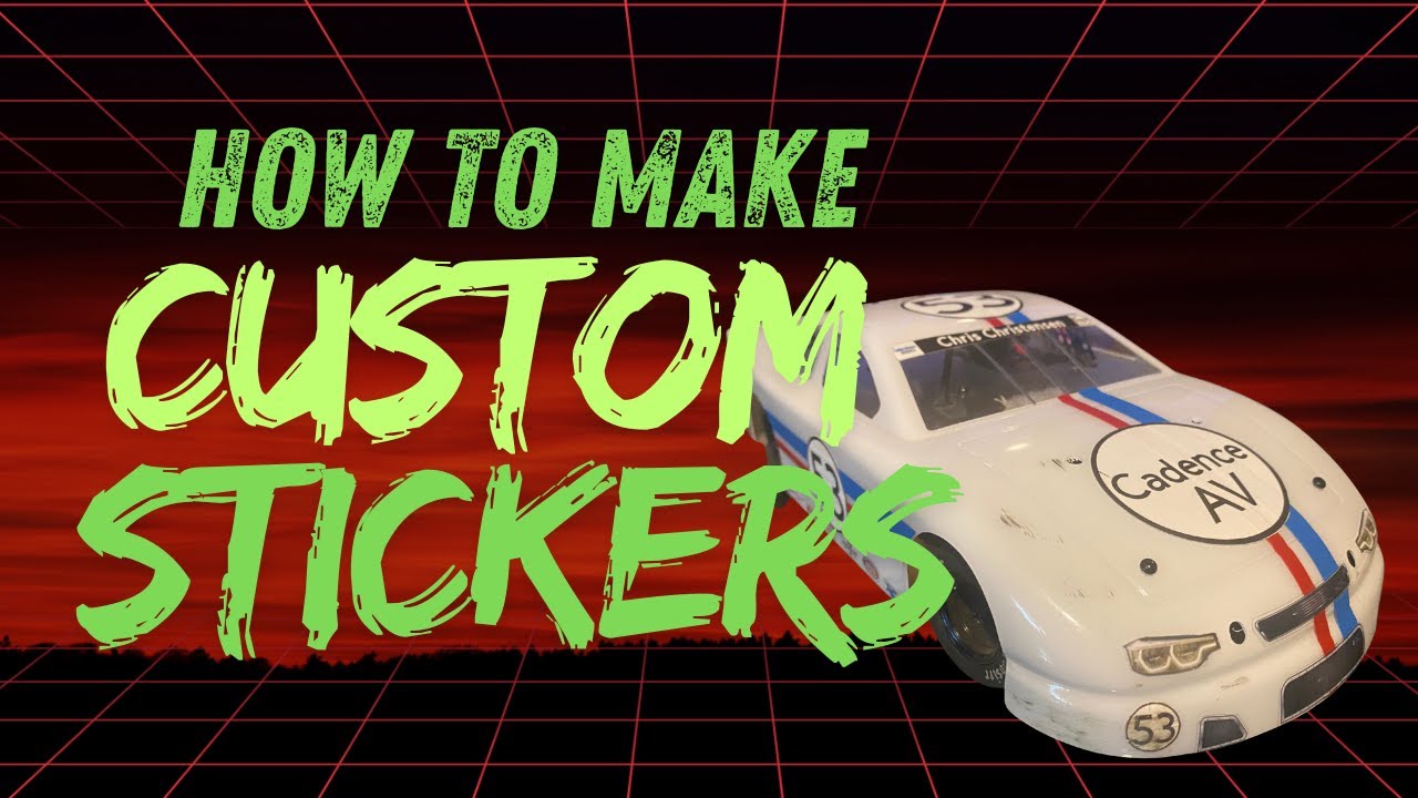 How I Make Custom Stickers For My RC Cars