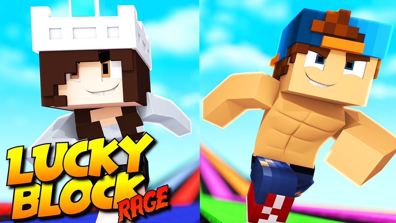 THE RACE FOR LAST PLACE | Minecraft Lucky Block Race