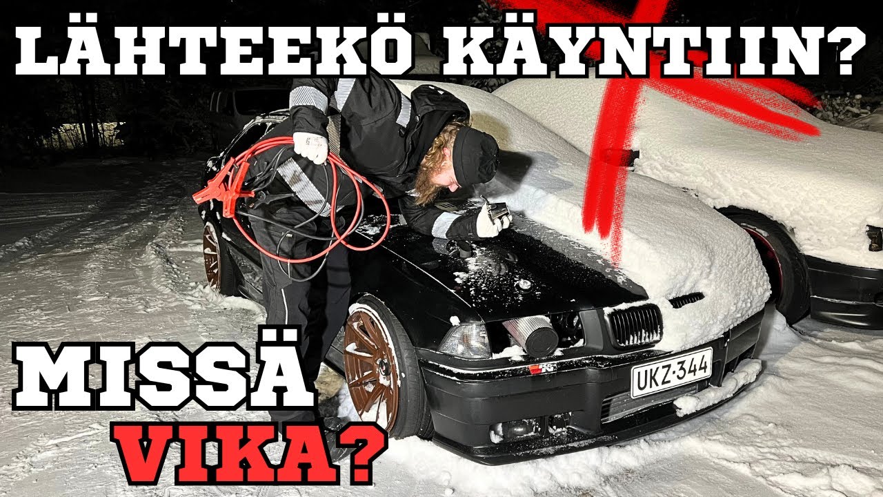 HER&Auml;TET&Auml;&Auml;N 420HP E36 TURBO HENKIIN LUMIHANGESTA