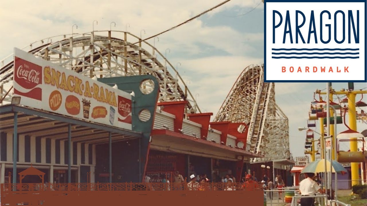 Walking Along Paragon Boardwalk in Hull, Massachusetts