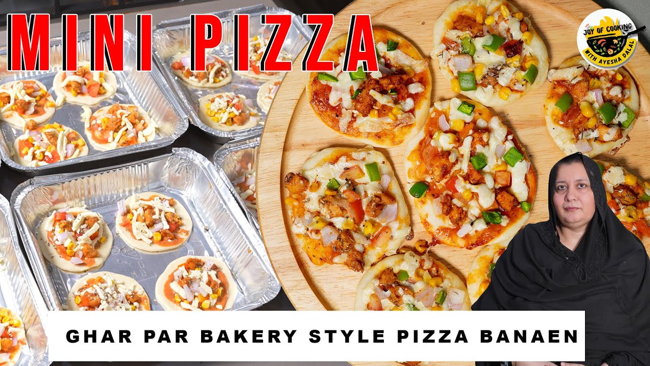 Mini Pizza Recipe | Bakery Style at Home | Cheesy Snack 🍕🔥by Ayesha Dalal
