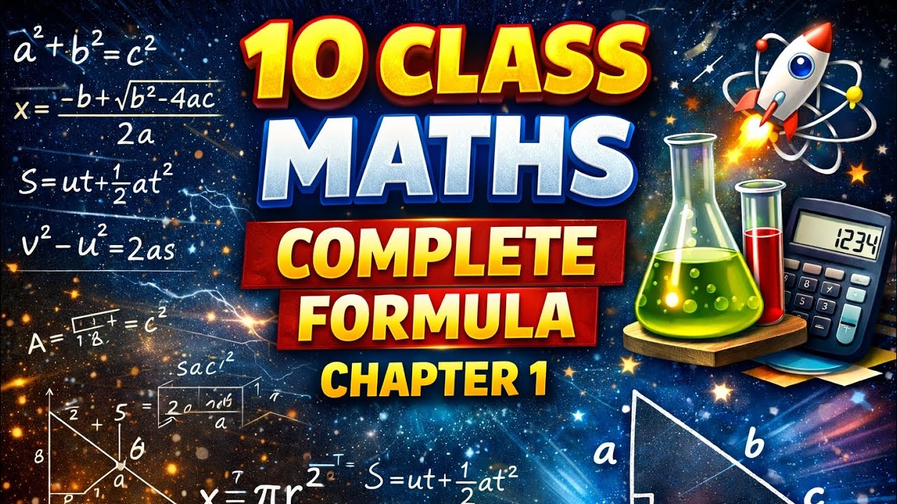 #10 class maths chapter 1 formula important topic for exam 