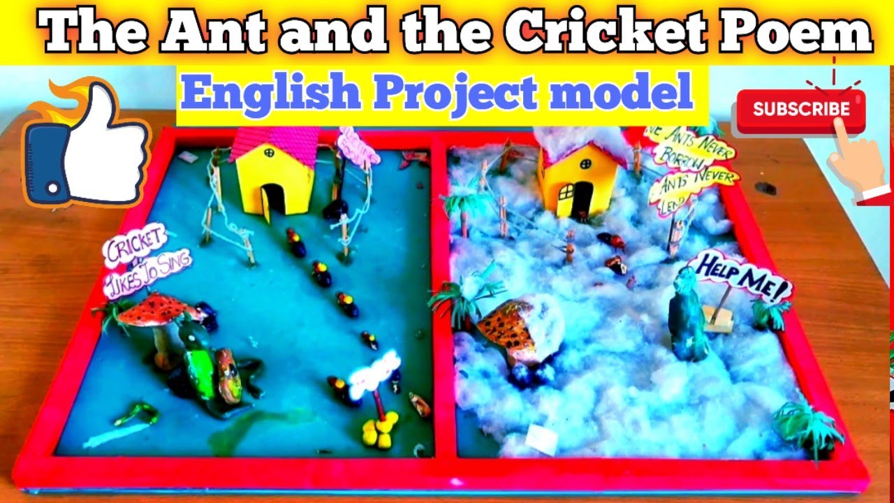 The Ant and the Cricket model | English project model | English working project model