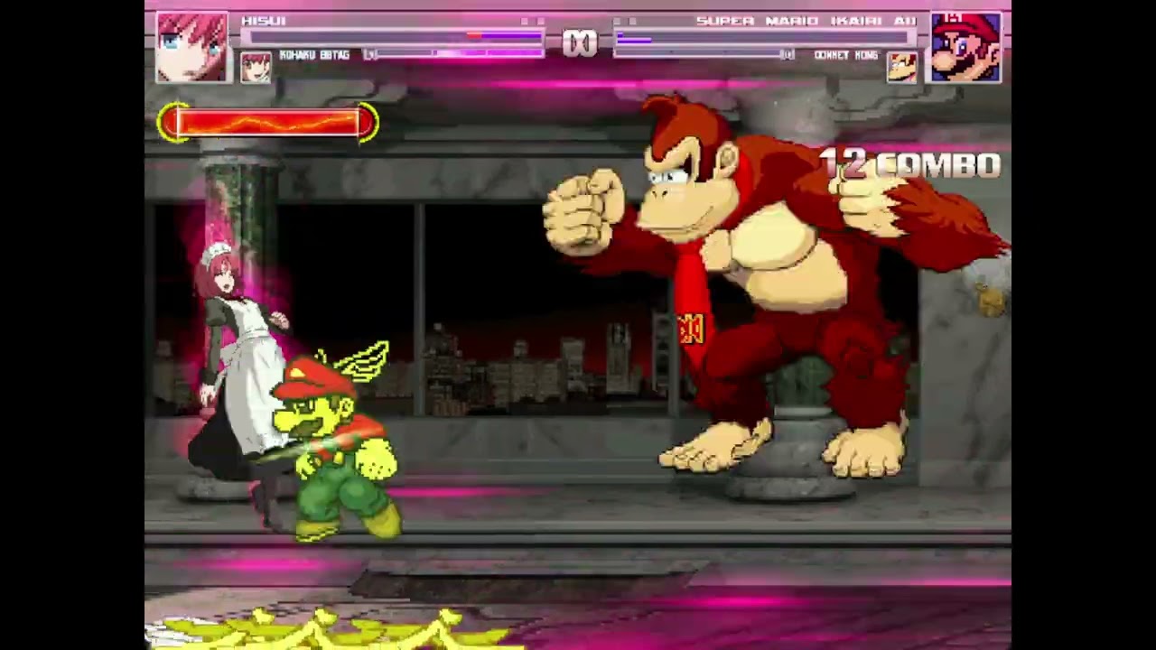 MUGEN Request: Hisui and Kohaku VS Super Mario and Donkey Kong