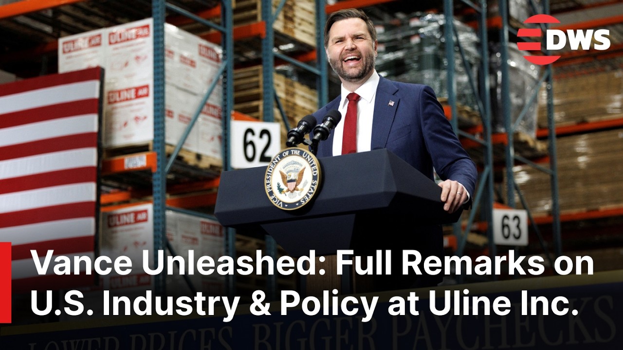 Powerful Address: VP JD Vance Speaks on Economy & Industry at Uline Inc., Allentown | AC1E
