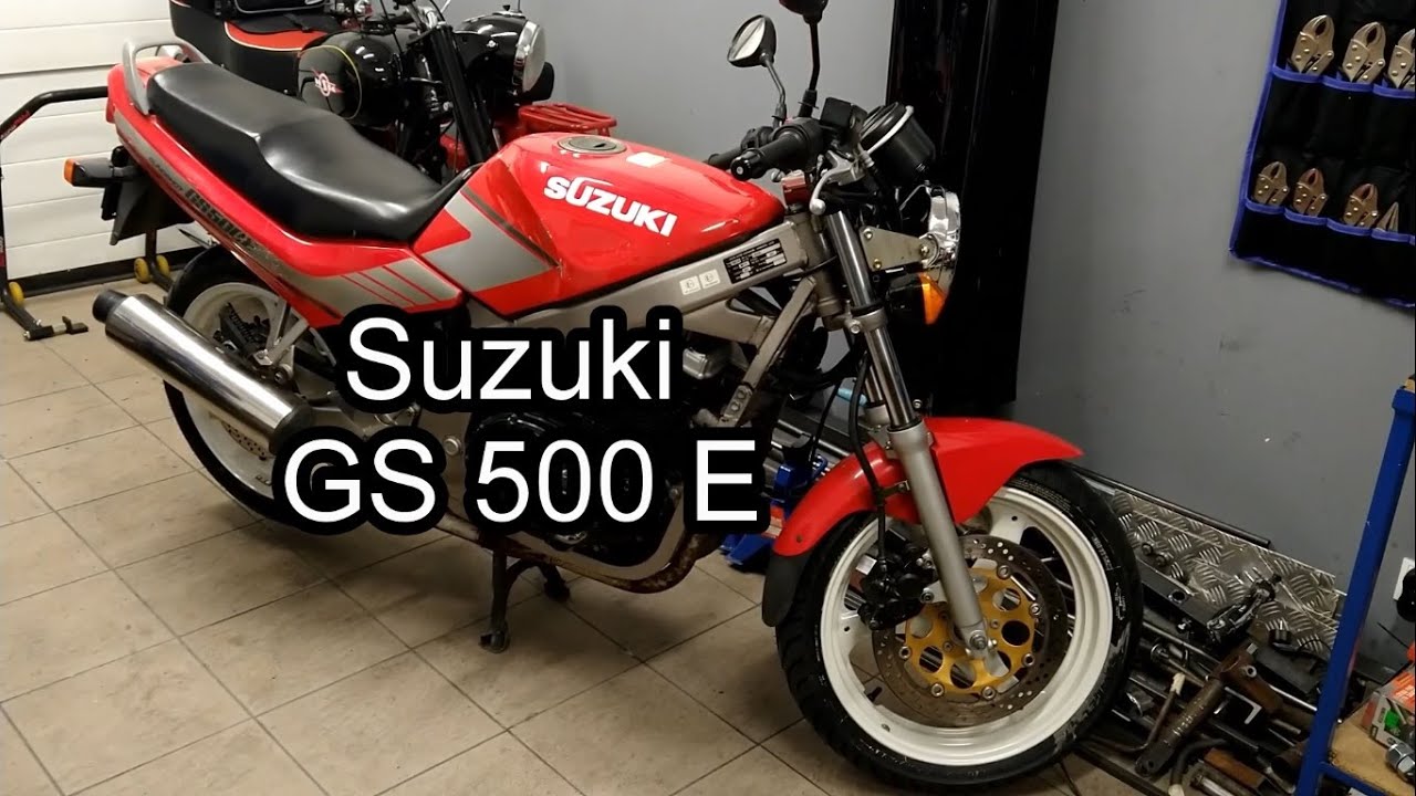 Suzuki GS 500 E  #9 Zakładam nowe opony , łożyska w kołach i wiele więcej :)