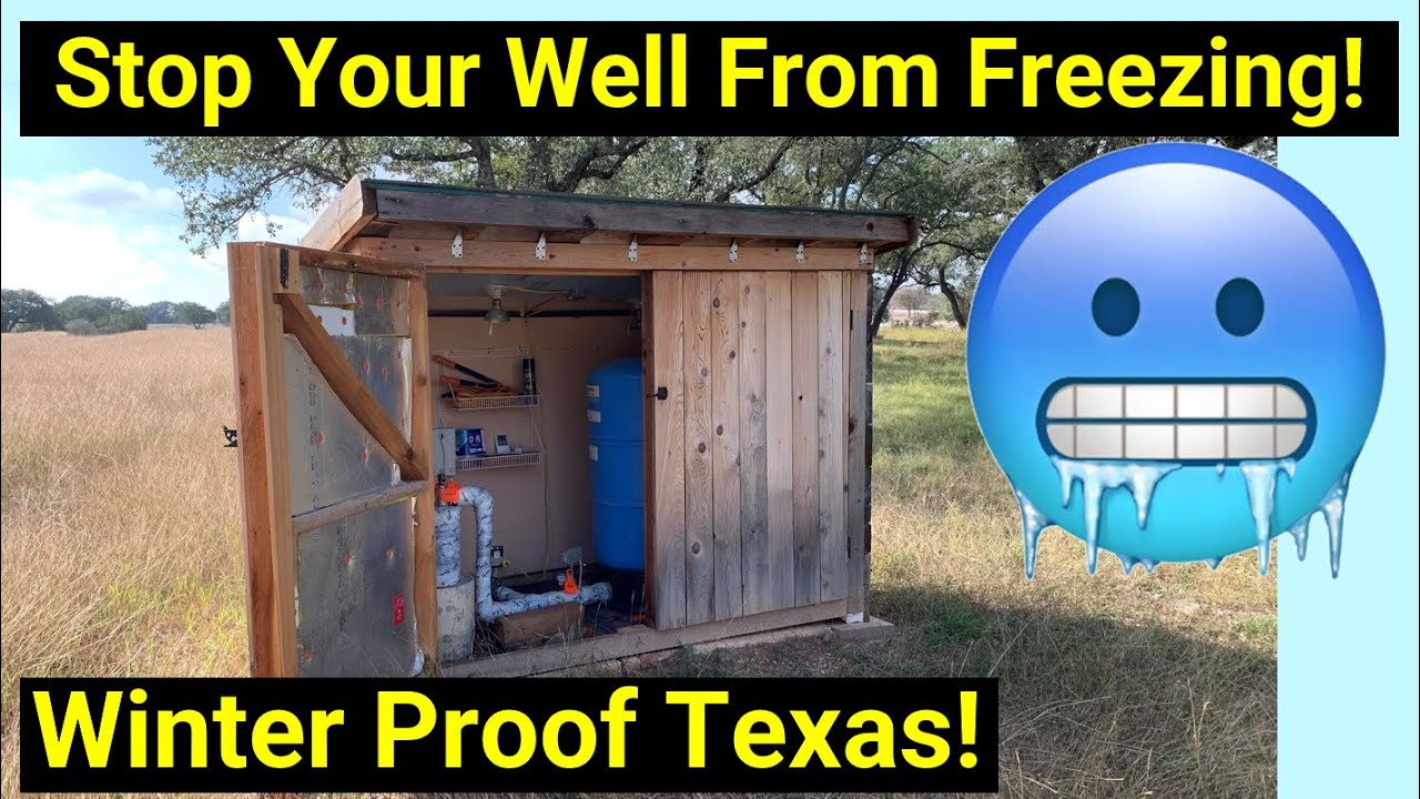 💧Stop Your Well From Freezing!  Tips to Survive a Freeze in Texas Winters!