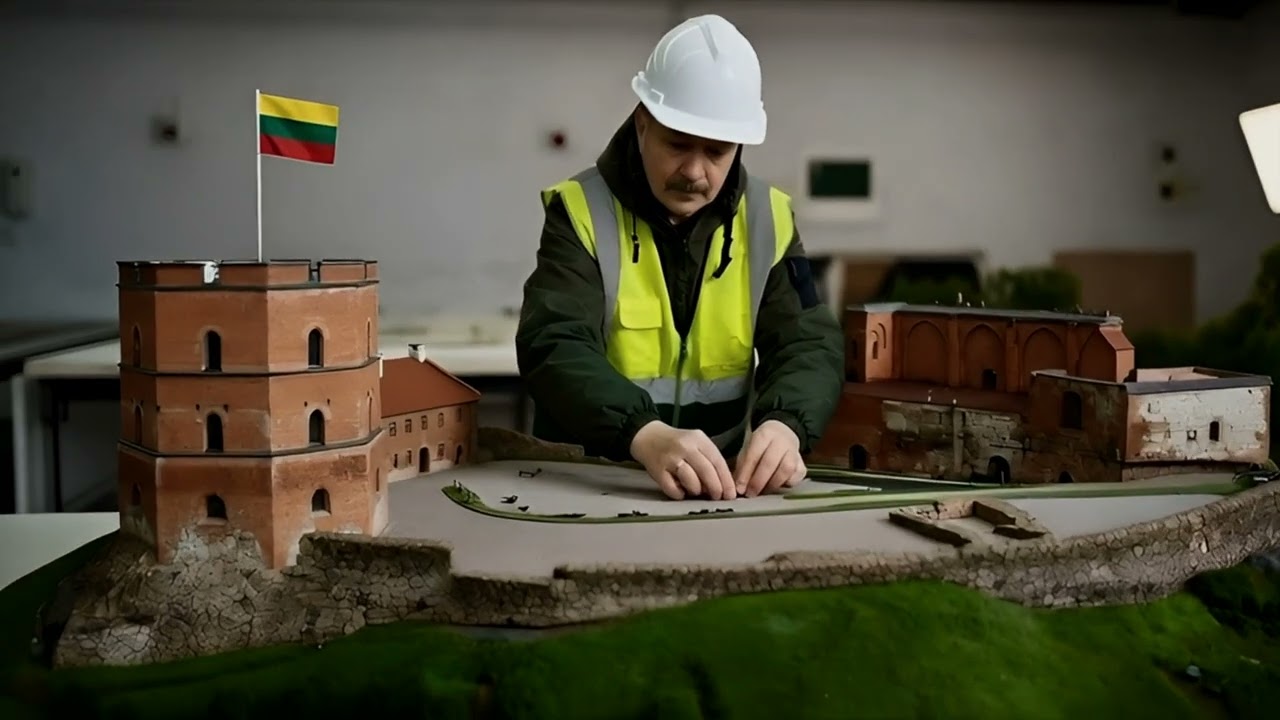 Diorama Gedimino kalnas  pilis