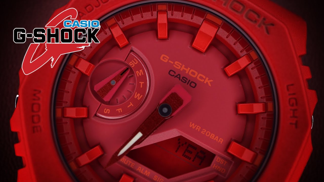 Casio G-SHOCK GA2100! Red CasiOAK! Casio GA 2100 | GA2100-4A