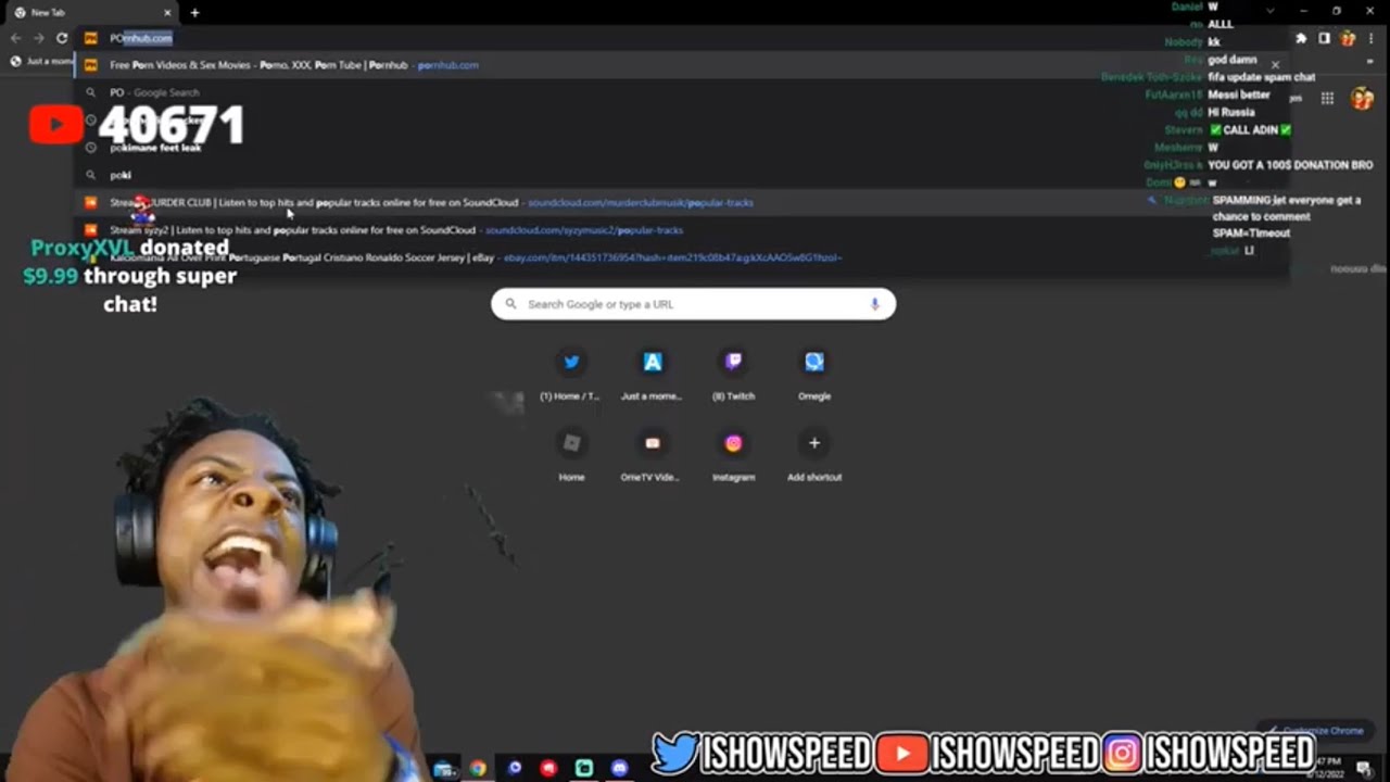 Speed Types Portugal 😳 (deleted stream)
