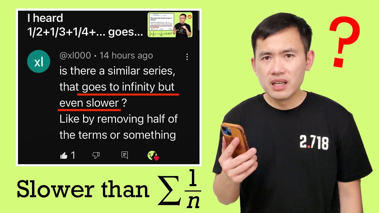 A series goes to infinity BUT 