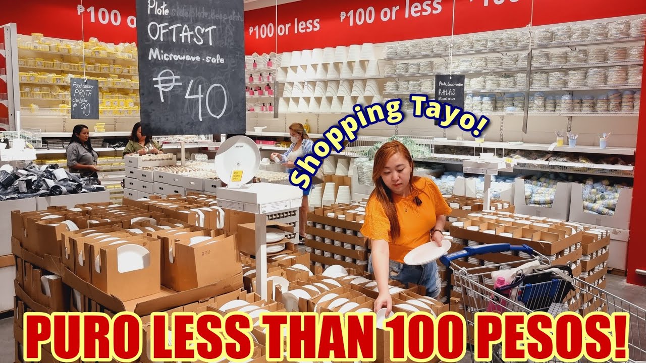 As low as ₱30 | PURO LESS THAN ₱100 LANG! Largest Houseware & Furniture SALE (Shopping Tayo!)