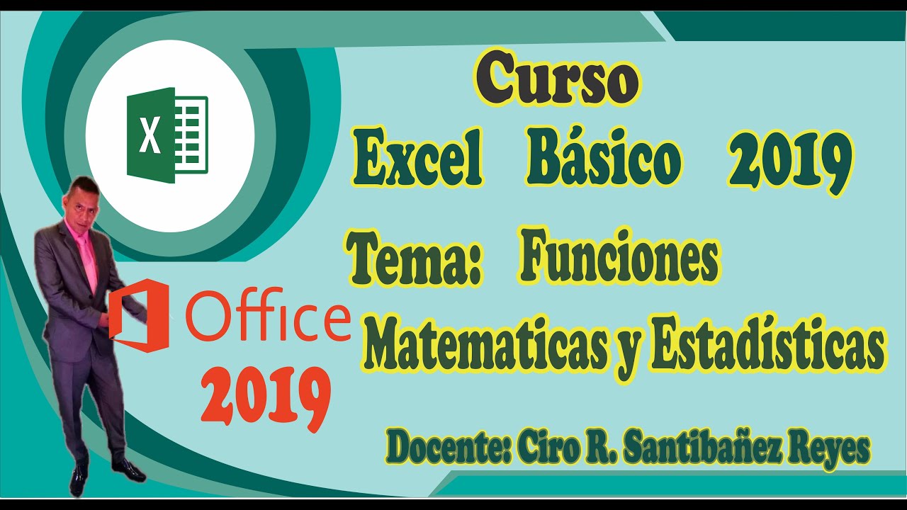 FUNCIONES MATEMATICAS Y ESTADISTICAS EXCEL