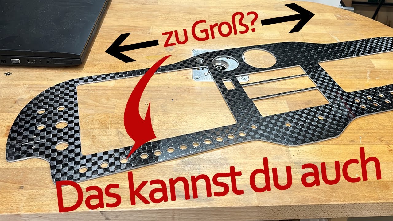 Geht nicht gibts nicht!  Zu gro&szlig;e Werkst&uuml;cke auf kleiner CNC Fr&auml;se fr&auml;sen | Die Praxis