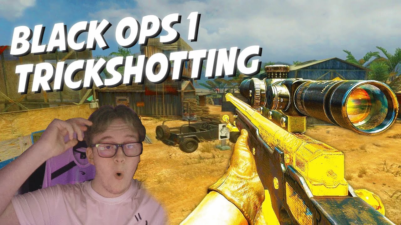 I HITMARKERED THE WEIRDEST BO1 TRICKSHOT! (BO1 TRICKSHOTTING)
