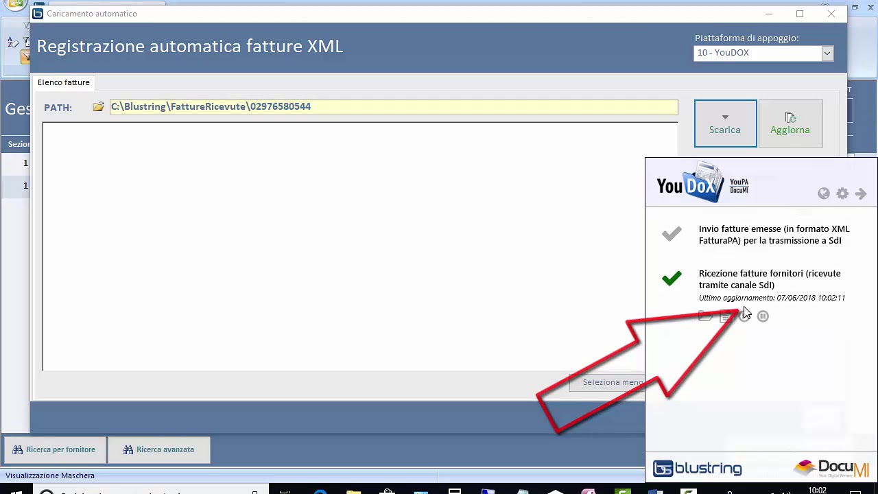 La registrazione automatica delle fatture elettroniche ricevute