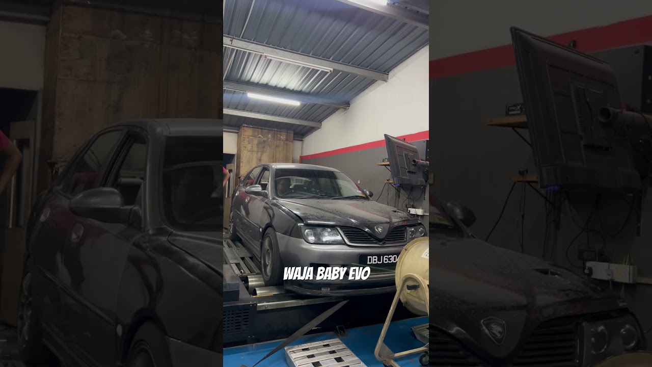 Proton waja Baby Evo 9 mivec turbo, Steady 2XXHP #shortvideo #mitsubishi #viralvideo