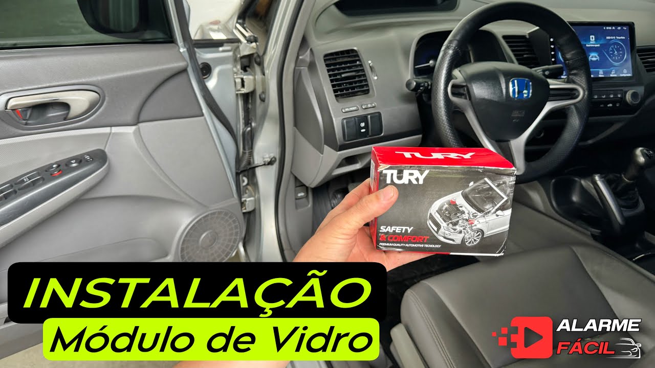 Instalação Módulo de Vidro no Honda Civic G8 ✅