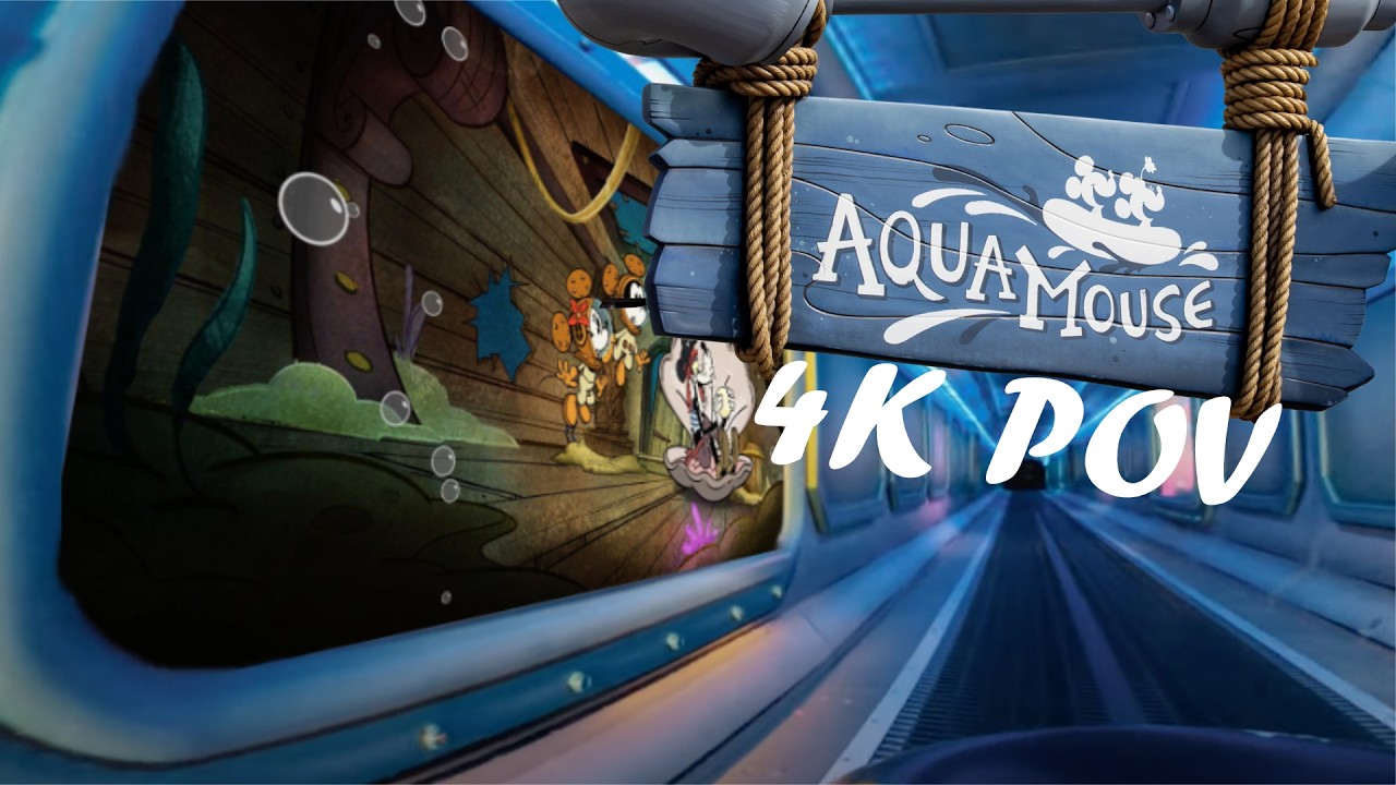 Aquamouse Scuba Scramble 4K POV | Disney Treasure