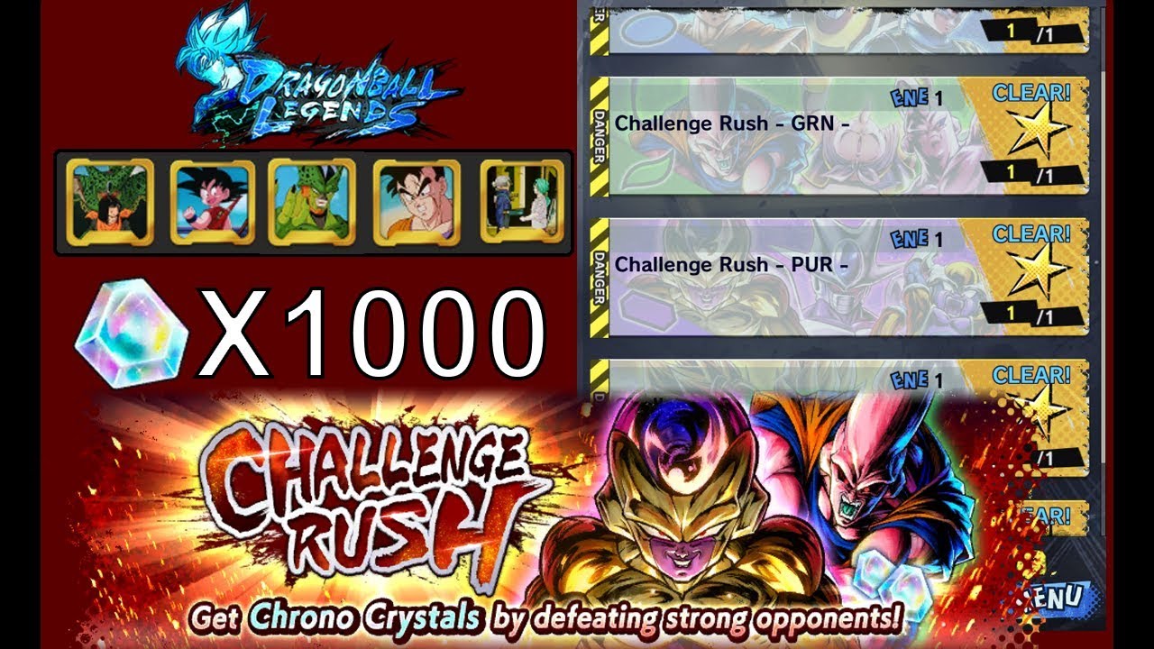 *NEW* CHALLENGE RUSH FULL GUIDE (COMPLETED) | Dragon Ball Legends