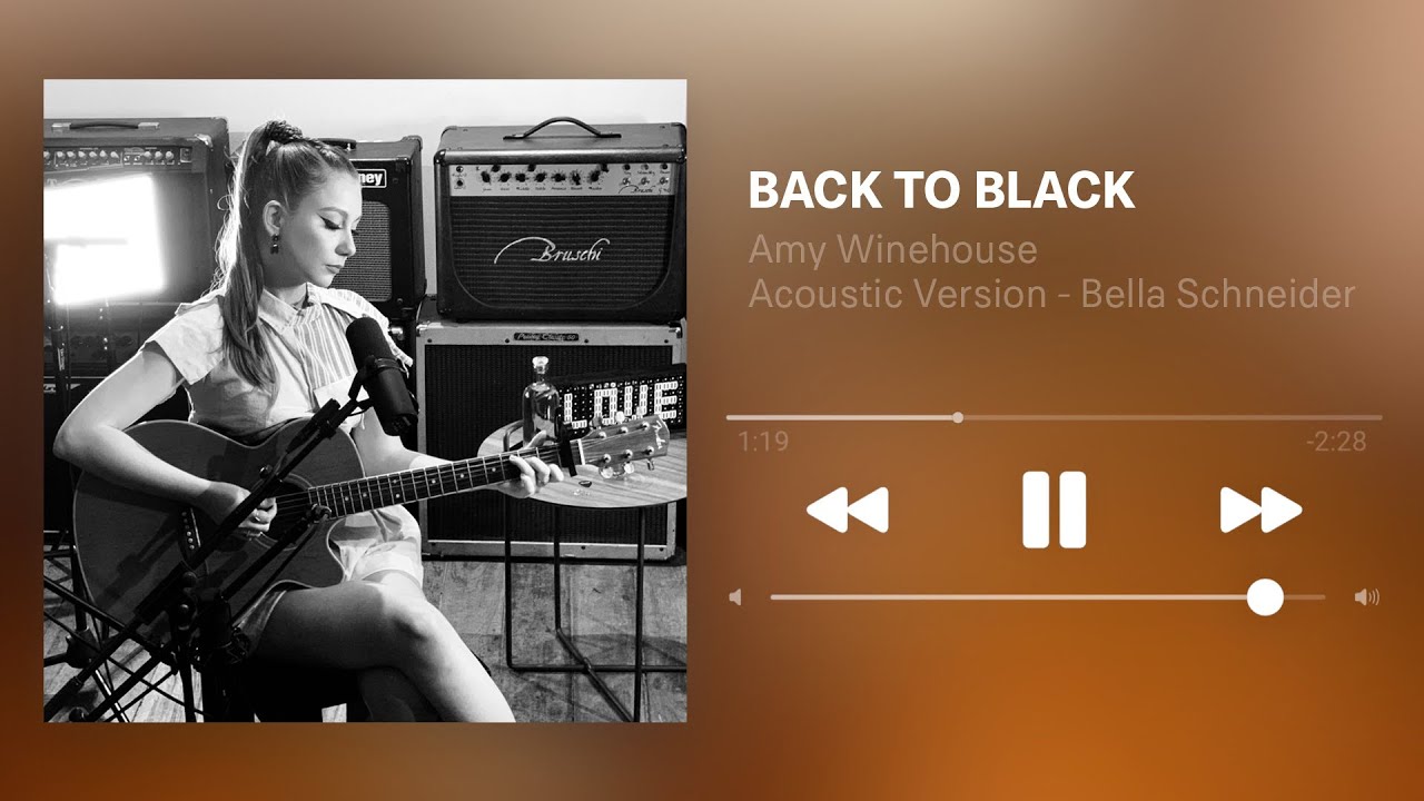 Back to Black &ndash; Amy Winehouse (Bella Schneider acoustic cover)