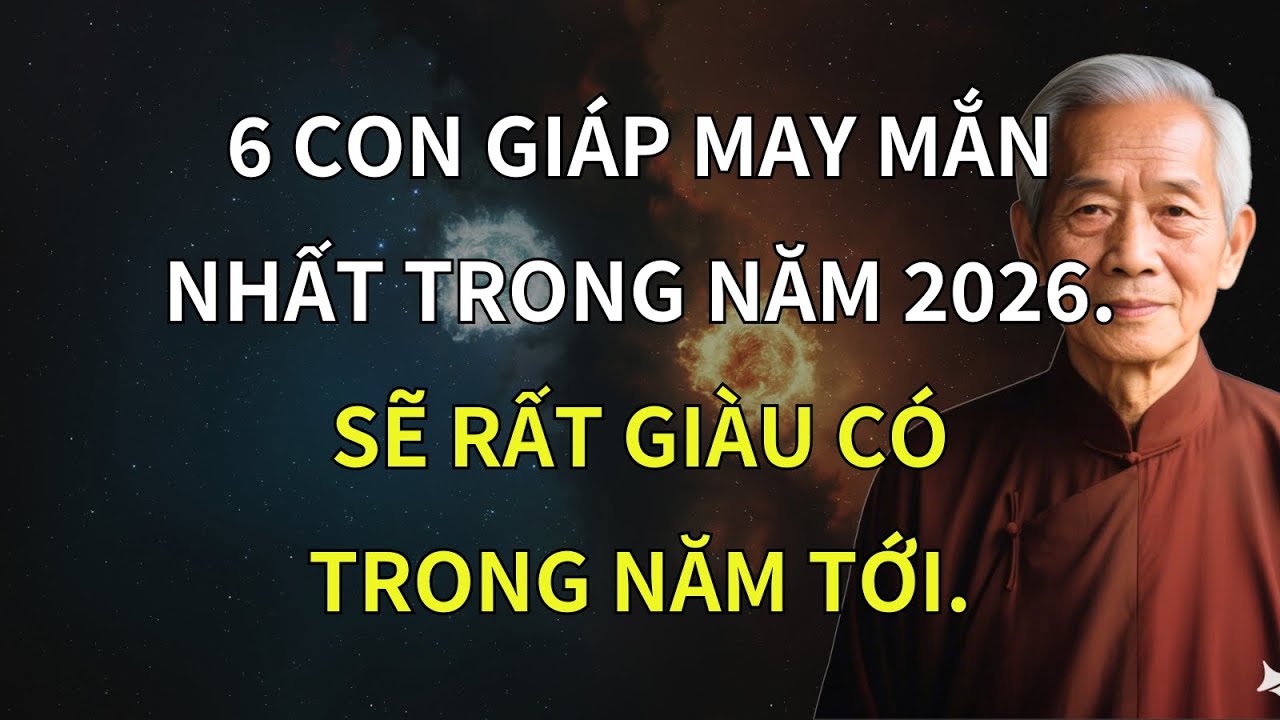 Phong Thủy Phật Giáo Dự Báo: 6 Con Giáp Vượng Tài Nhất Năm 2026, Làm Đâu Trúng Đó, Tiền Về Như Nước!