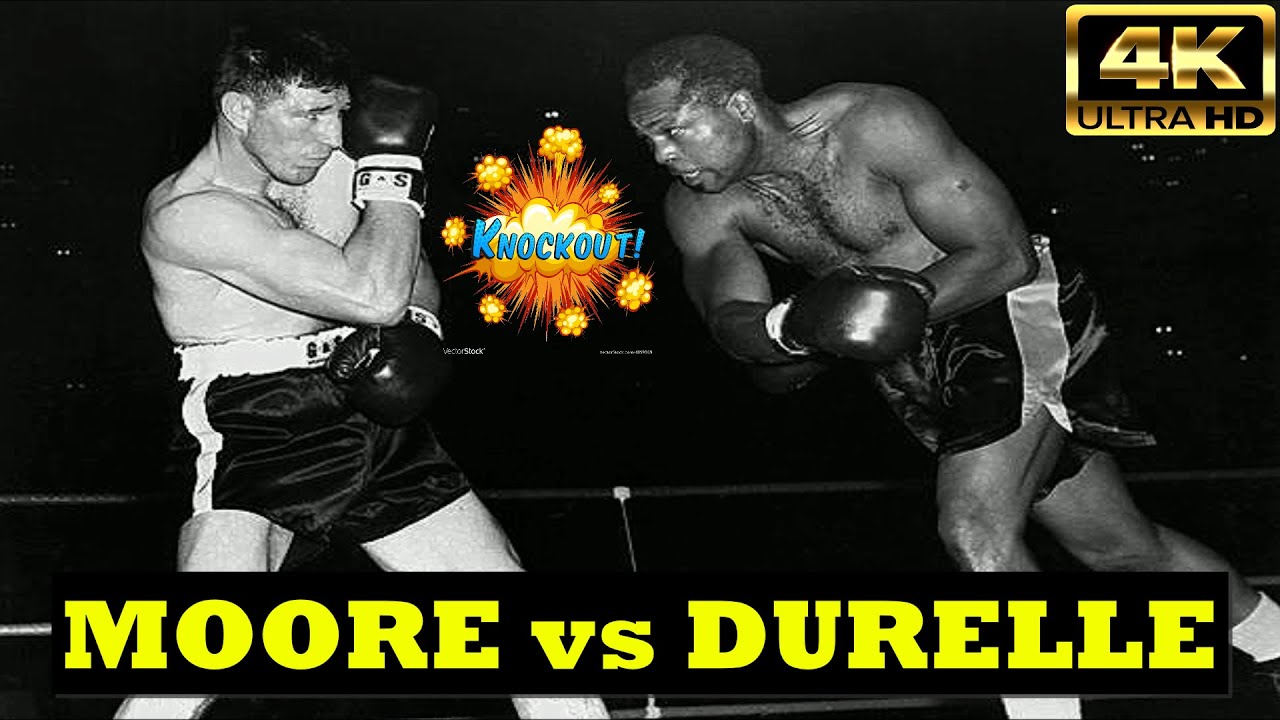 Archie Moore (USA) vs Yvon Durelle (Canada) | KNOCKOUT Fight | 4K Ultra HD