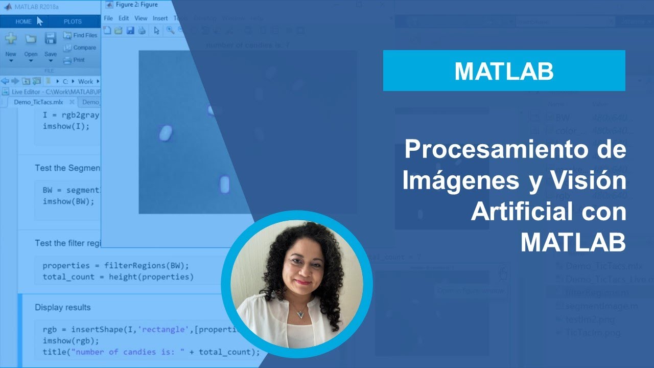 Técnicas de visión artificial y procesamiento de imágenes con MATLAB