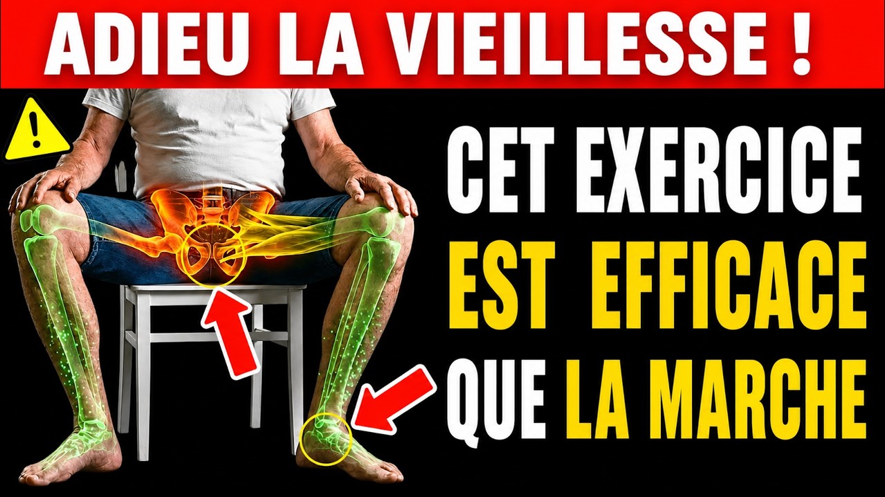 Plus de 60 ans?Cet exercice sur une chaise est MEILLEUR que la MARCHE approuvé par des chirurgiens !