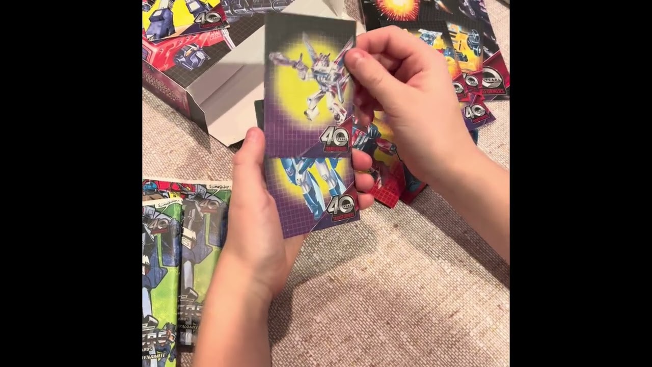 Transformers trading cards (check out shore gamers)