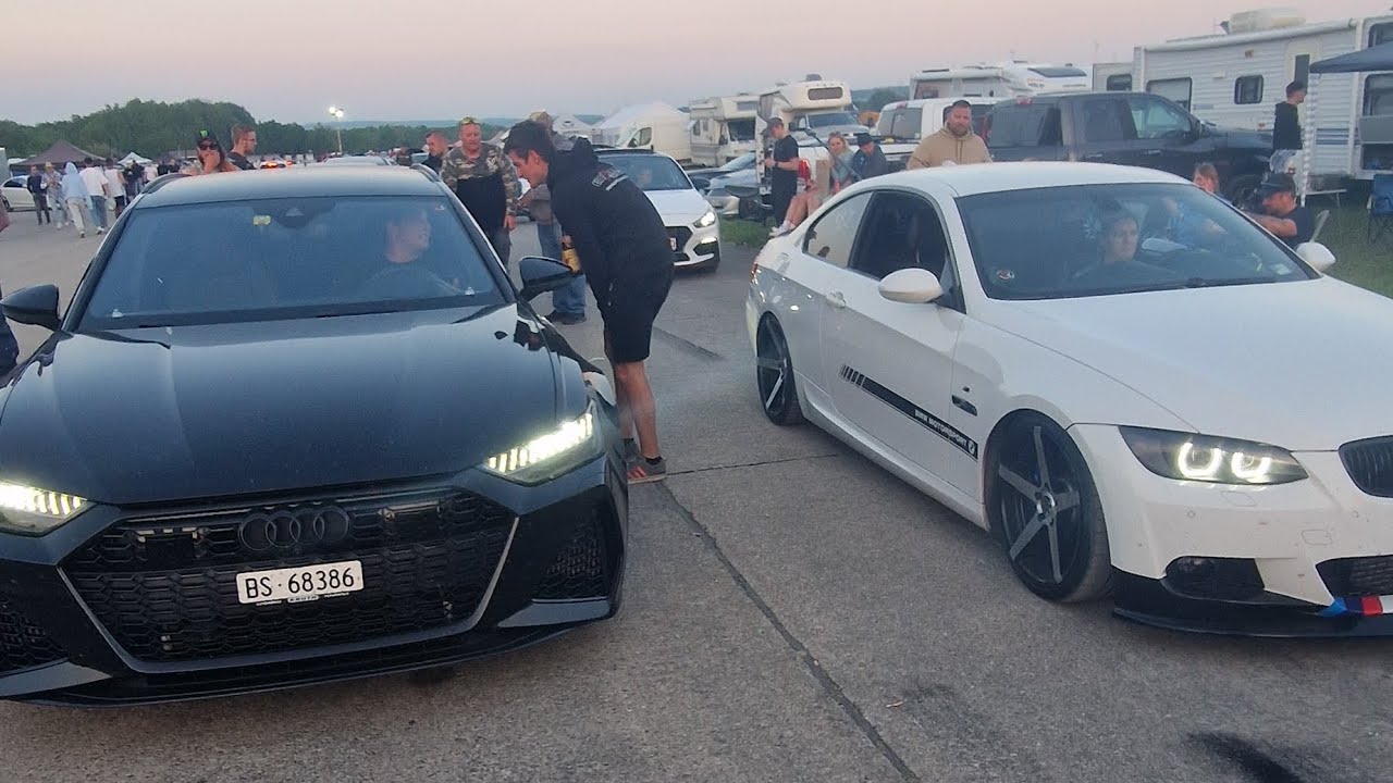 Audi RS6 mit Abt Tuning(700 PS) vs BMW E92 330d (450ps)
