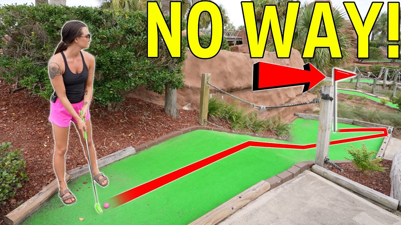 We Have Never Made a Mini Golf Hole In One Like This!