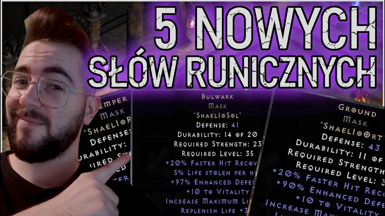 5 NOWYCH SŁÓW RUNICZNYCH, KTÓRE WEJDĄ W ŻYCIE W LADDERZE 3 W DIABLO 2: RESURRECTED! NEW RUNEWRODS D2